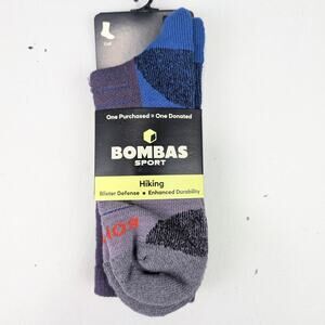 Bombas Sport Hiking Calf Socks - Botanic Purple - Women's Large 11-13